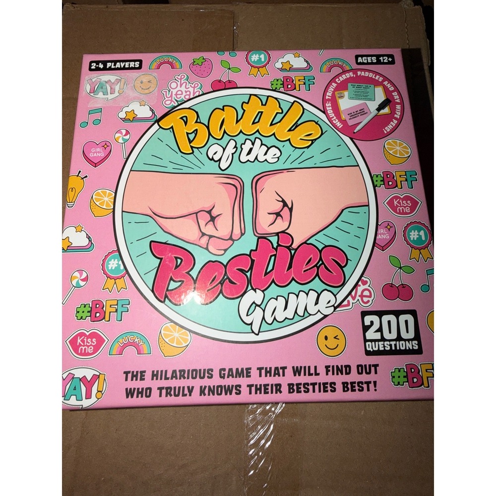 Battle of‎ the Besties Trivia Game 2-4 Players Professor Puzzle